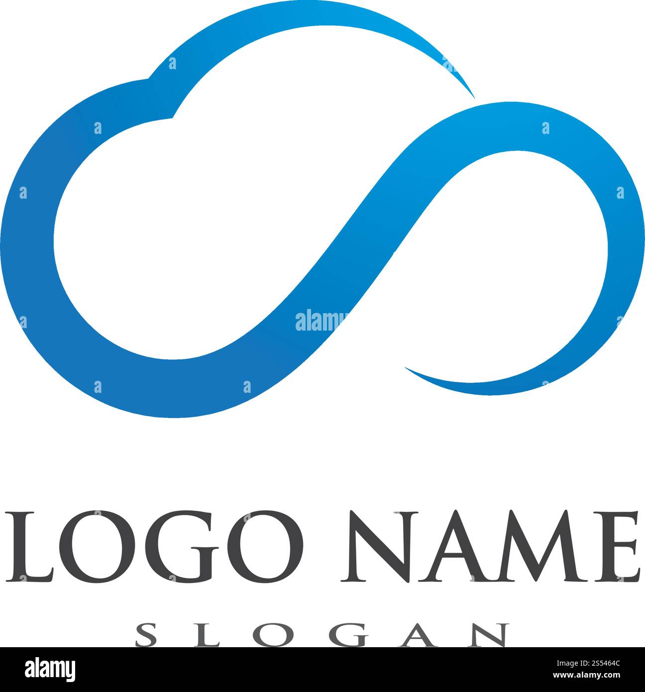 cloud vector logo template design vector Stock Vector Image & Art - Alamy