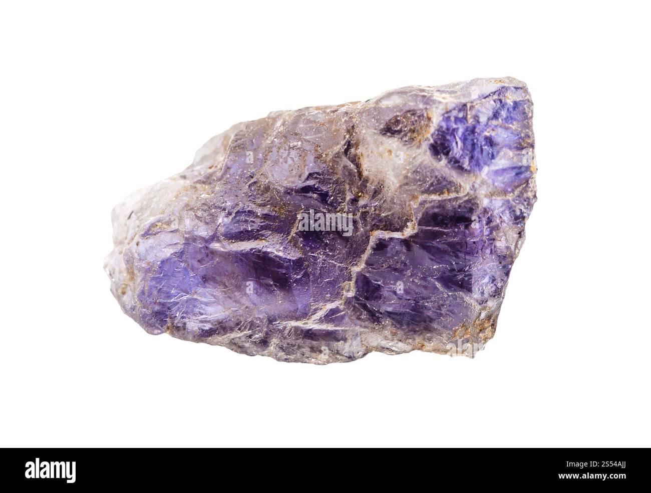 closeup of sample of natural mineral from geological collection - raw ...