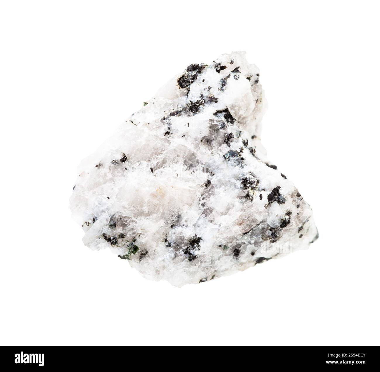 closeup of sample of natural mineral from geological collection ...