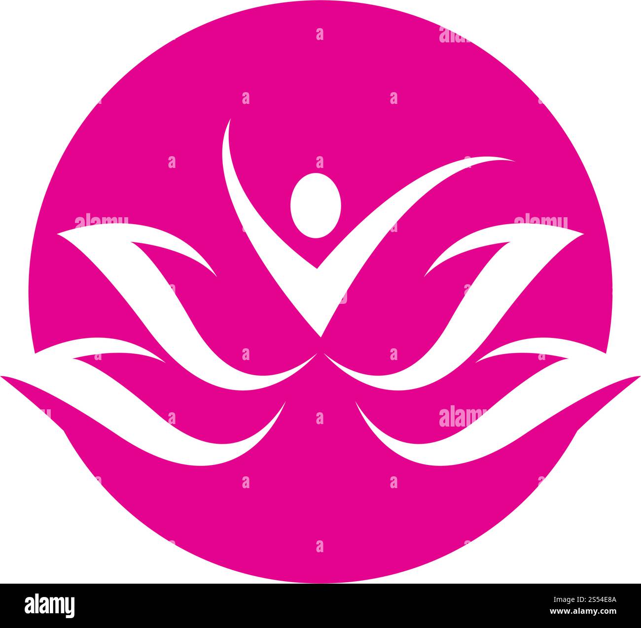 Lotus flowers logo Template icon Stock Vector Image & Art - Alamy