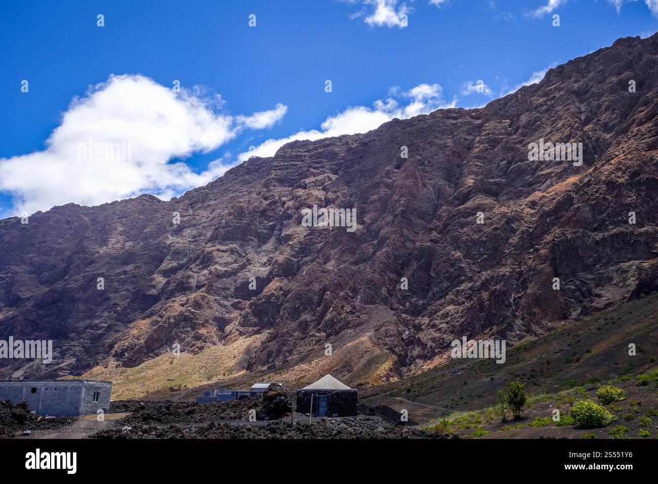 Cha das Caldeiras and Pico do Fogo in Cape Verde, Africa. Cha das ...