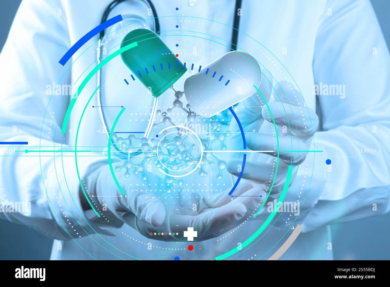 Accurate diagnosis appropriate treatment medical concept.scientist ...