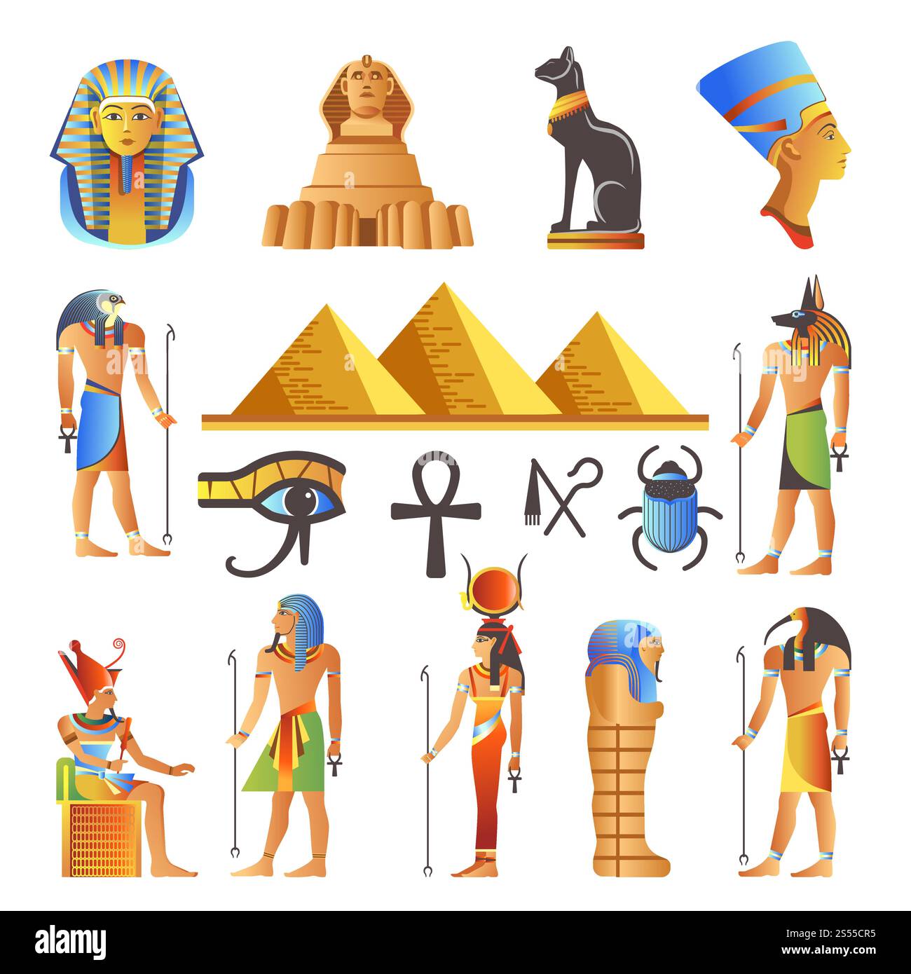 Sacred animals egypt hi-res stock photography and images - Alamy