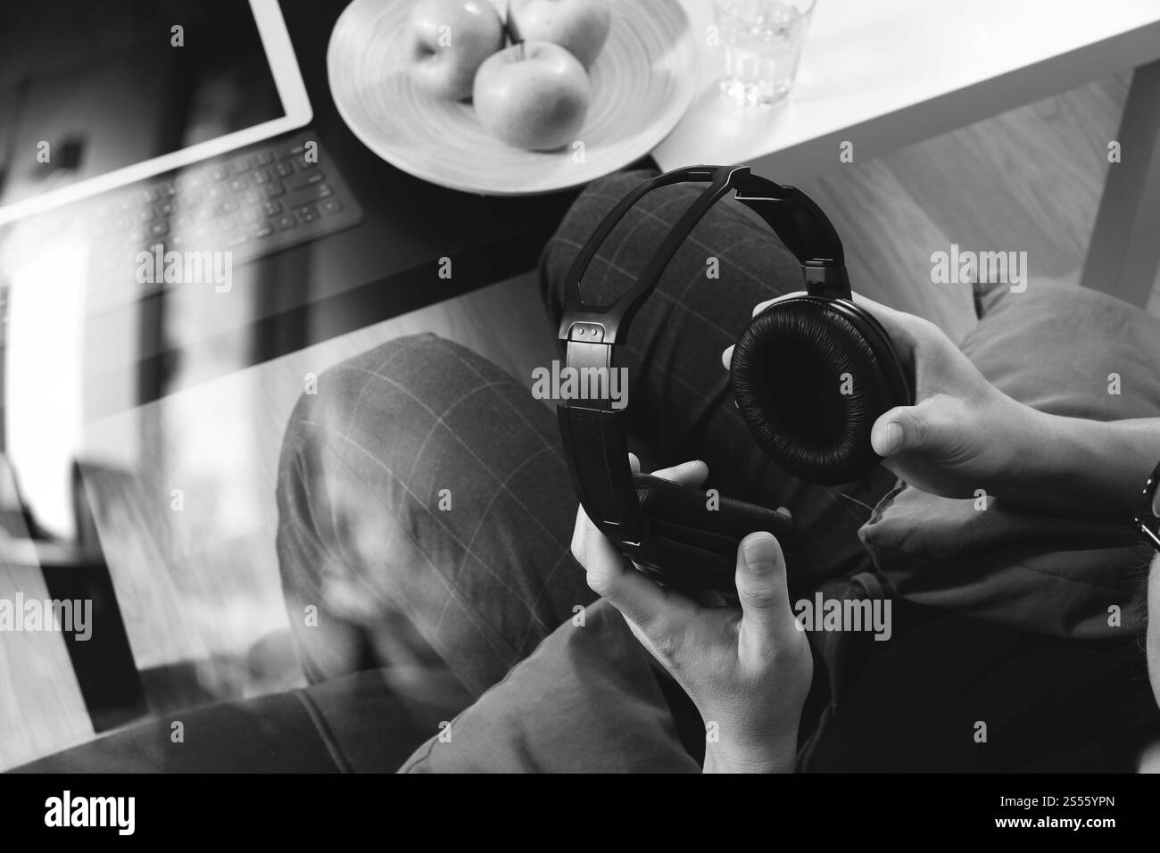 Digital finance online payment Black and White Stock Photos Images