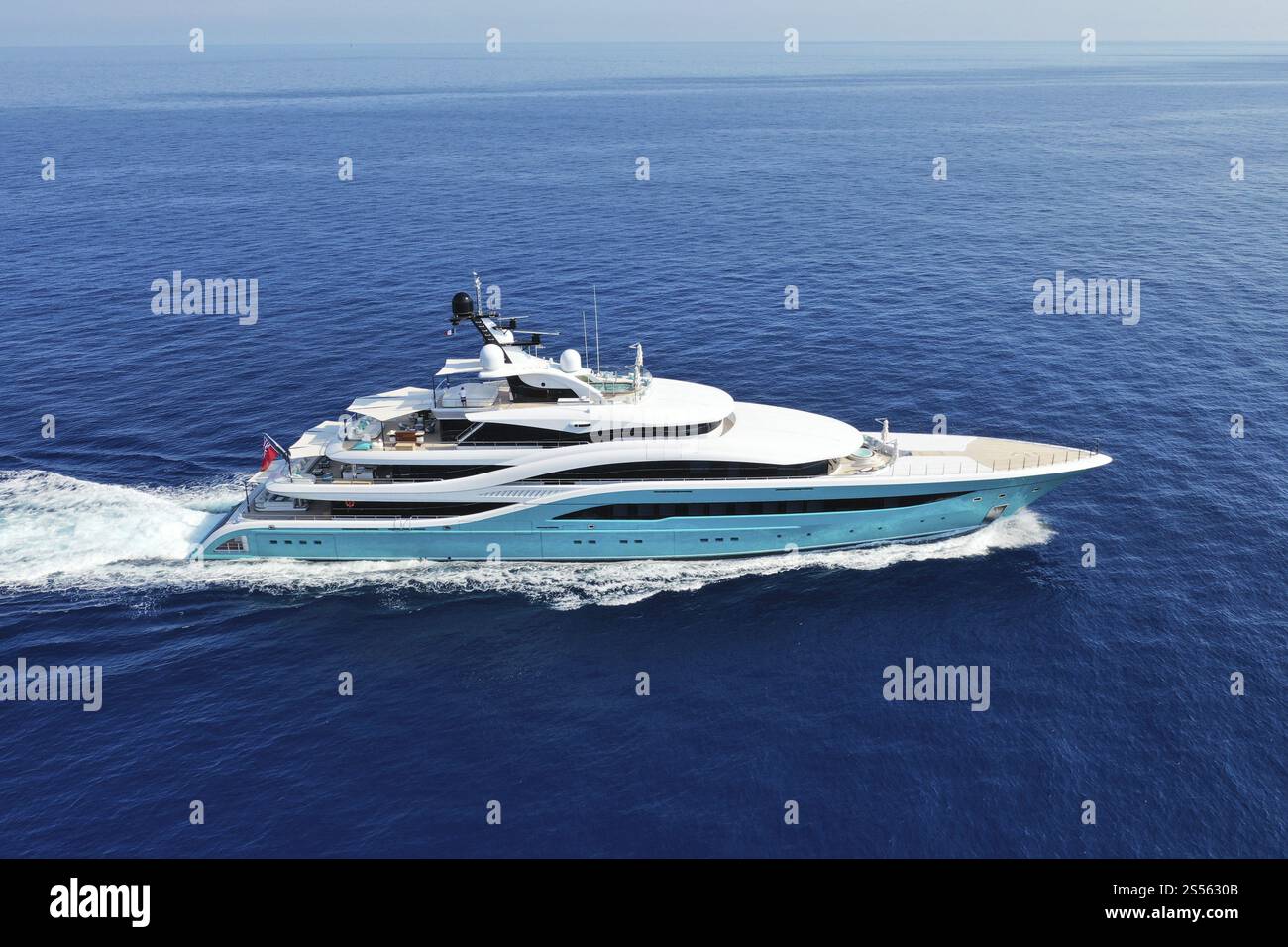 Aerial View Of The 77 metre Motor Yacht GO Delivered In 2018 By The Aerial View Of The 77 metre Motor Yacht GO Delivered In 2018 By The