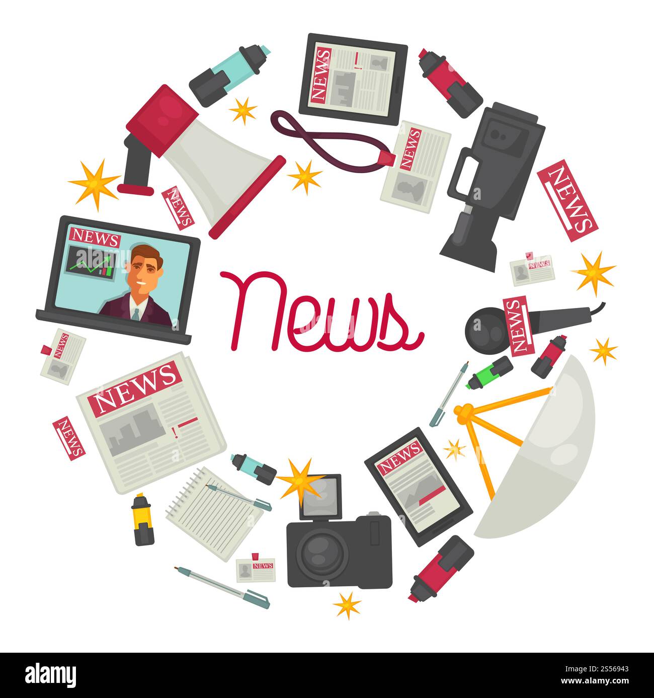 News headline posters Stock Vector Images - Alamy