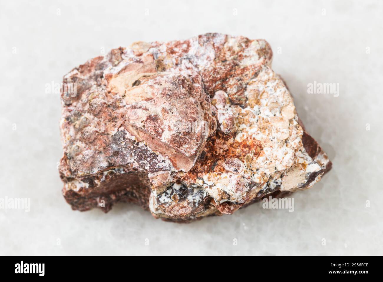 closeup of sample of natural mineral from geological collection - raw ...