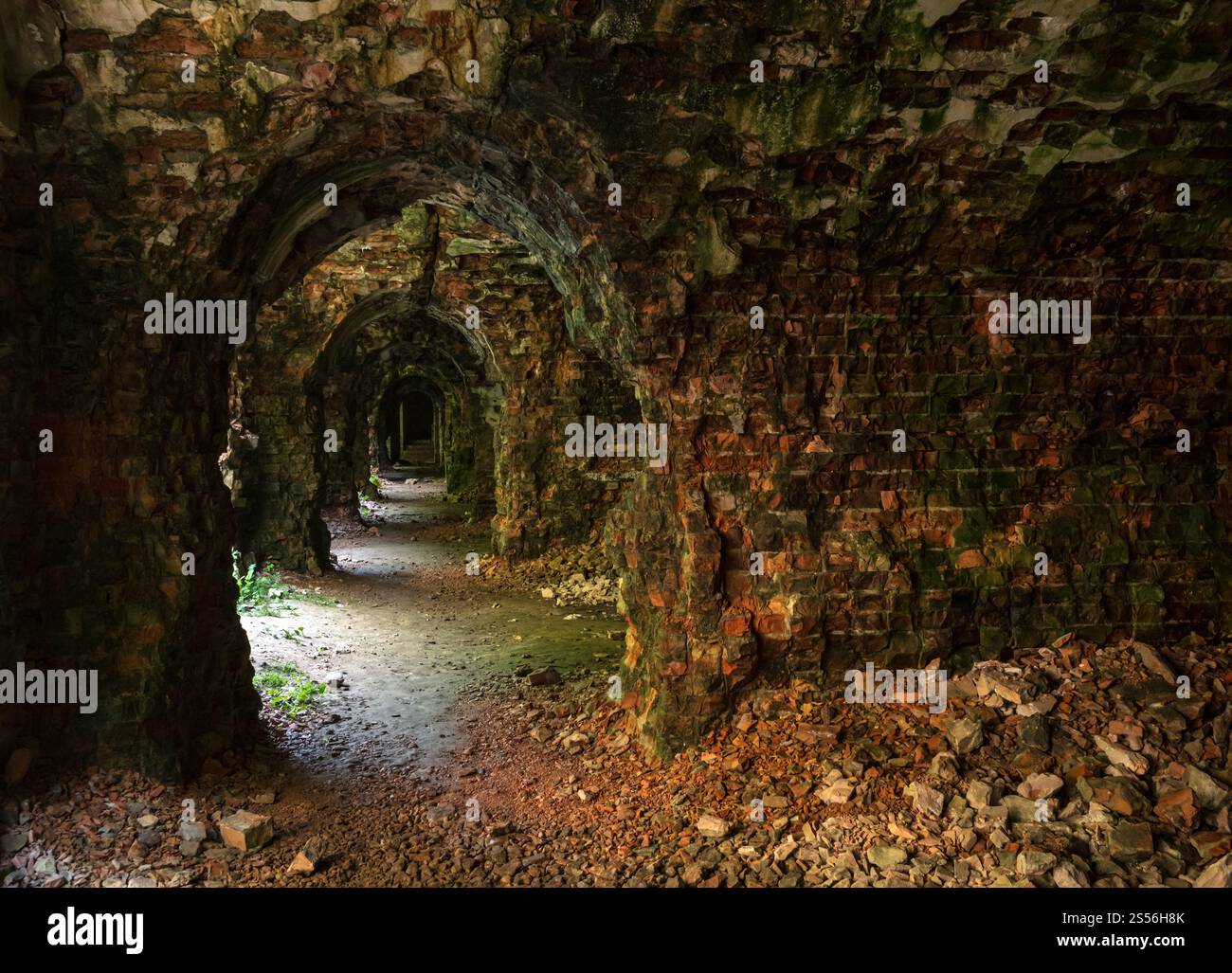 Abandoned Military Tarakaniv Fort basements (other names - Dubno Fort ...