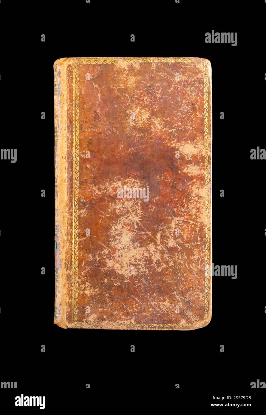 Old Vintage Book Isolated On Black Background Old Book On Black