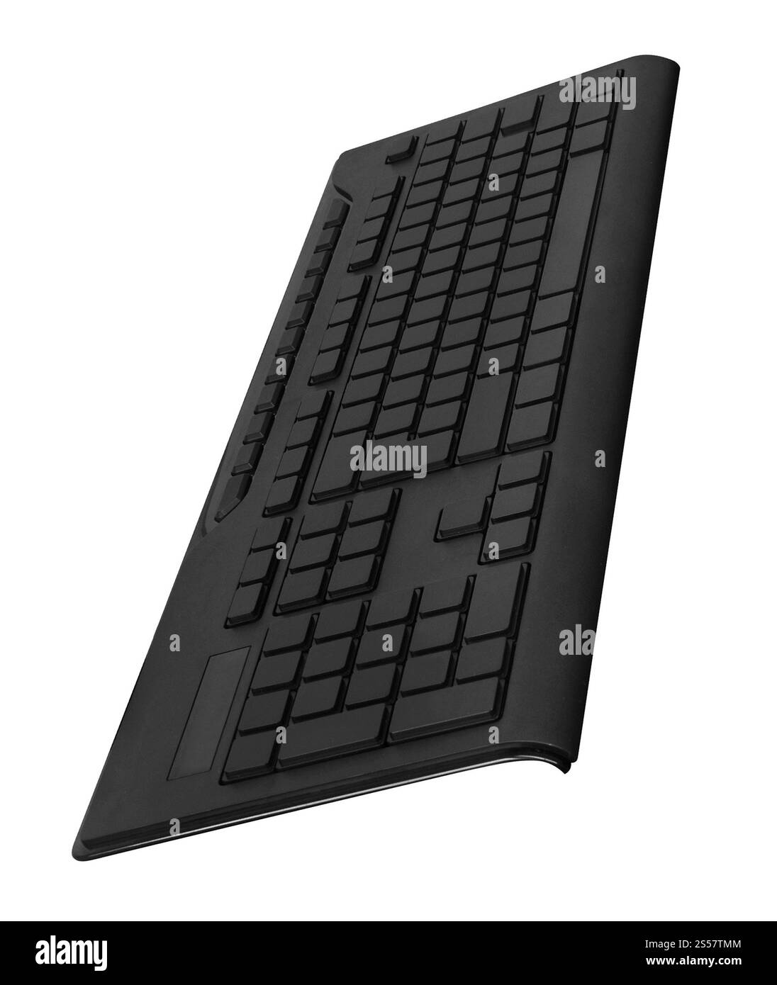 black keyboard isolated on white background. black keyboard isolated ...