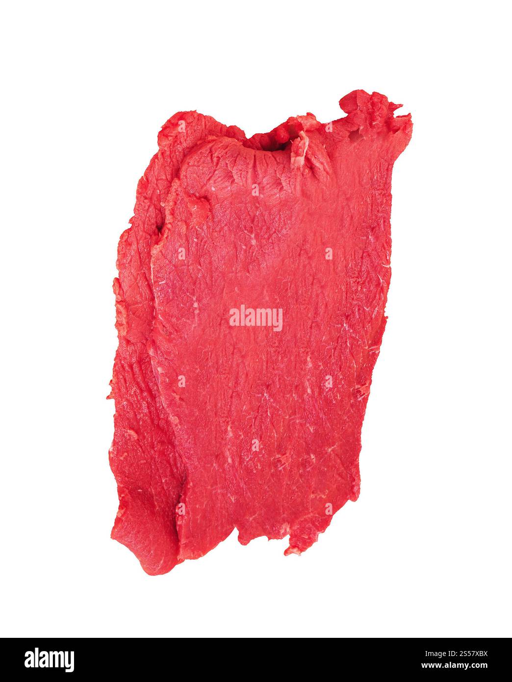raw beef steak isolated on white background Stock Photo - Alamy