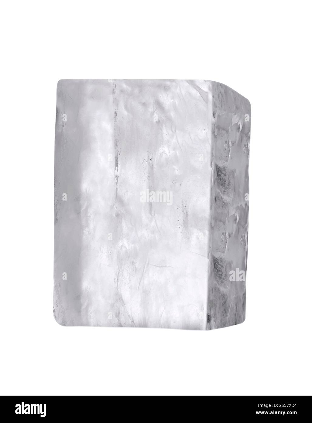 Ice cube isolated on white background Stock Photo - Alamy