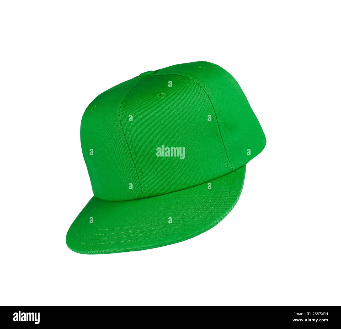 working peaked cap isolated on white Stock Photo
