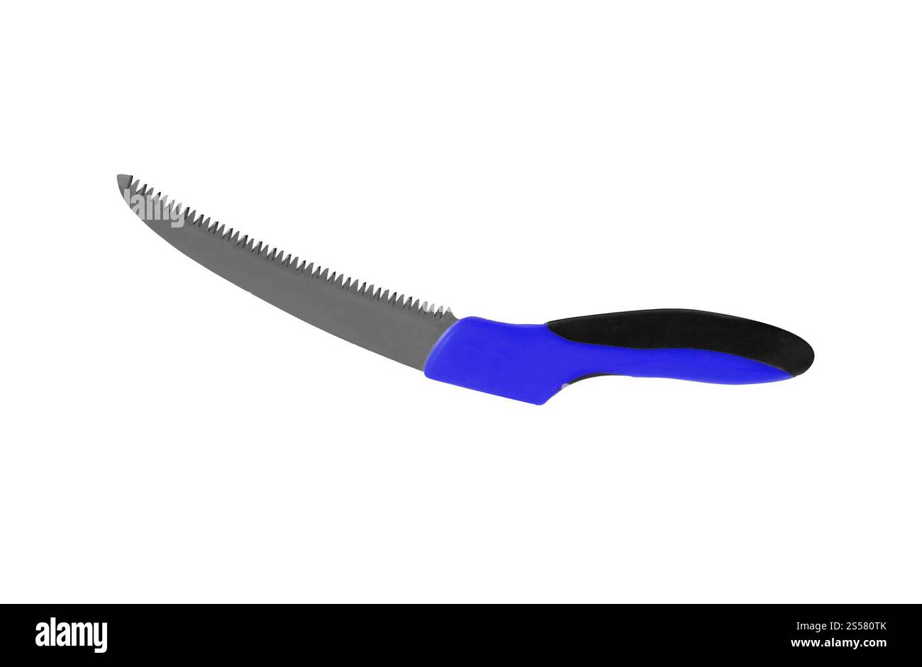 Hand saw isolated on white background Stock Photo - Alamy