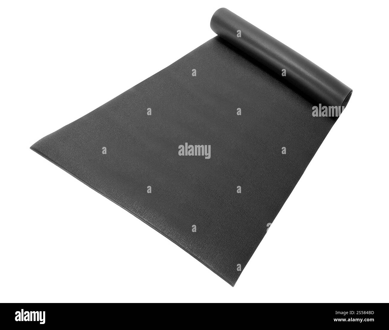 Black Leather mat Stock Photo