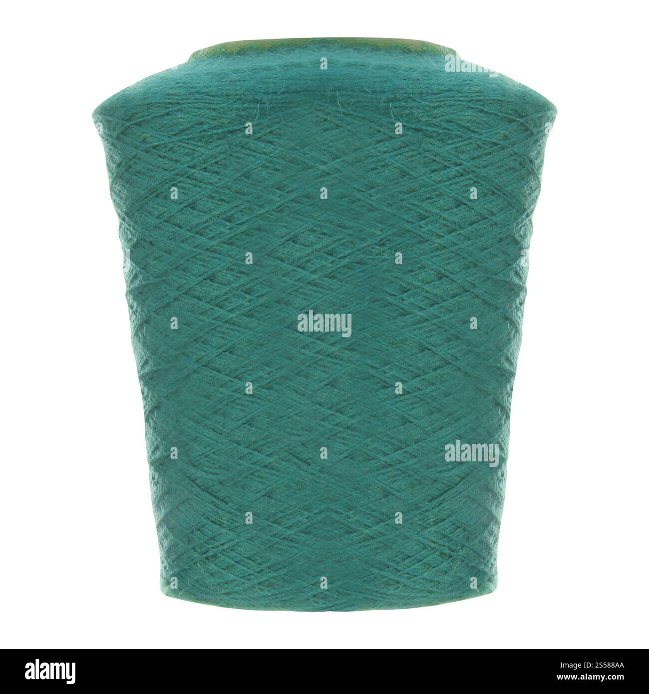 Roll of Twine isolated on a White Background Stock Photo