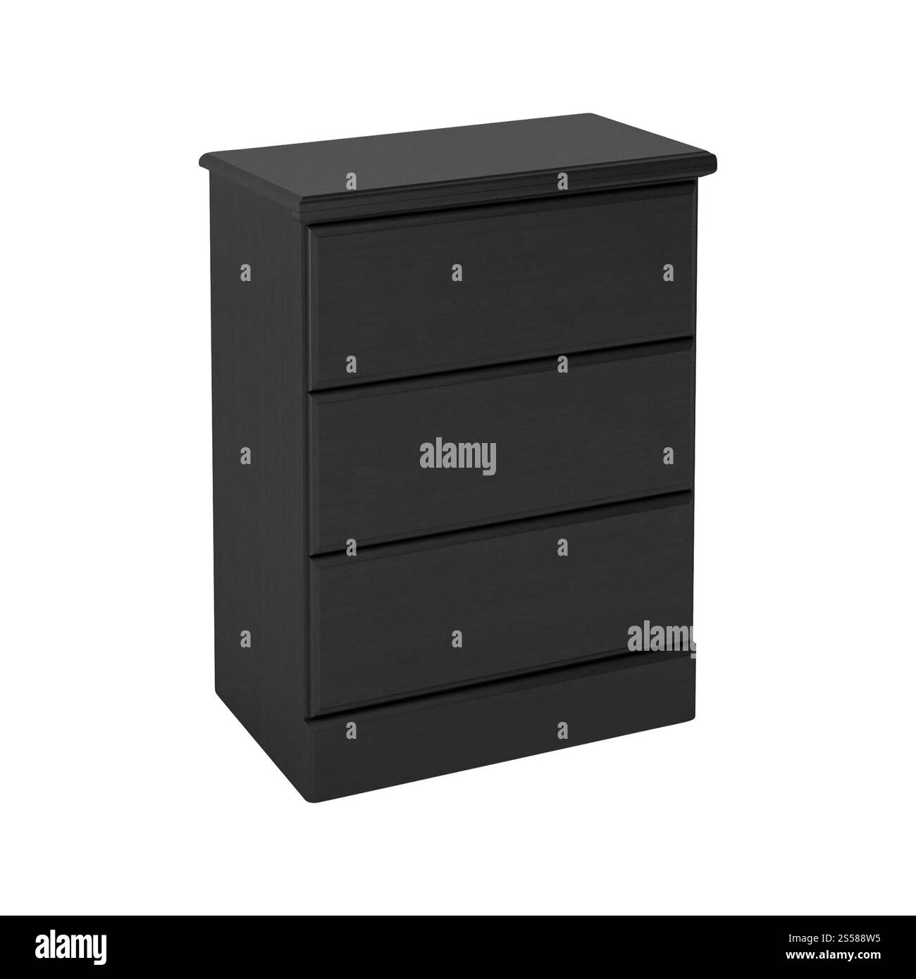 wooden office cabinet isolated on white background Stock Photo - Alamy