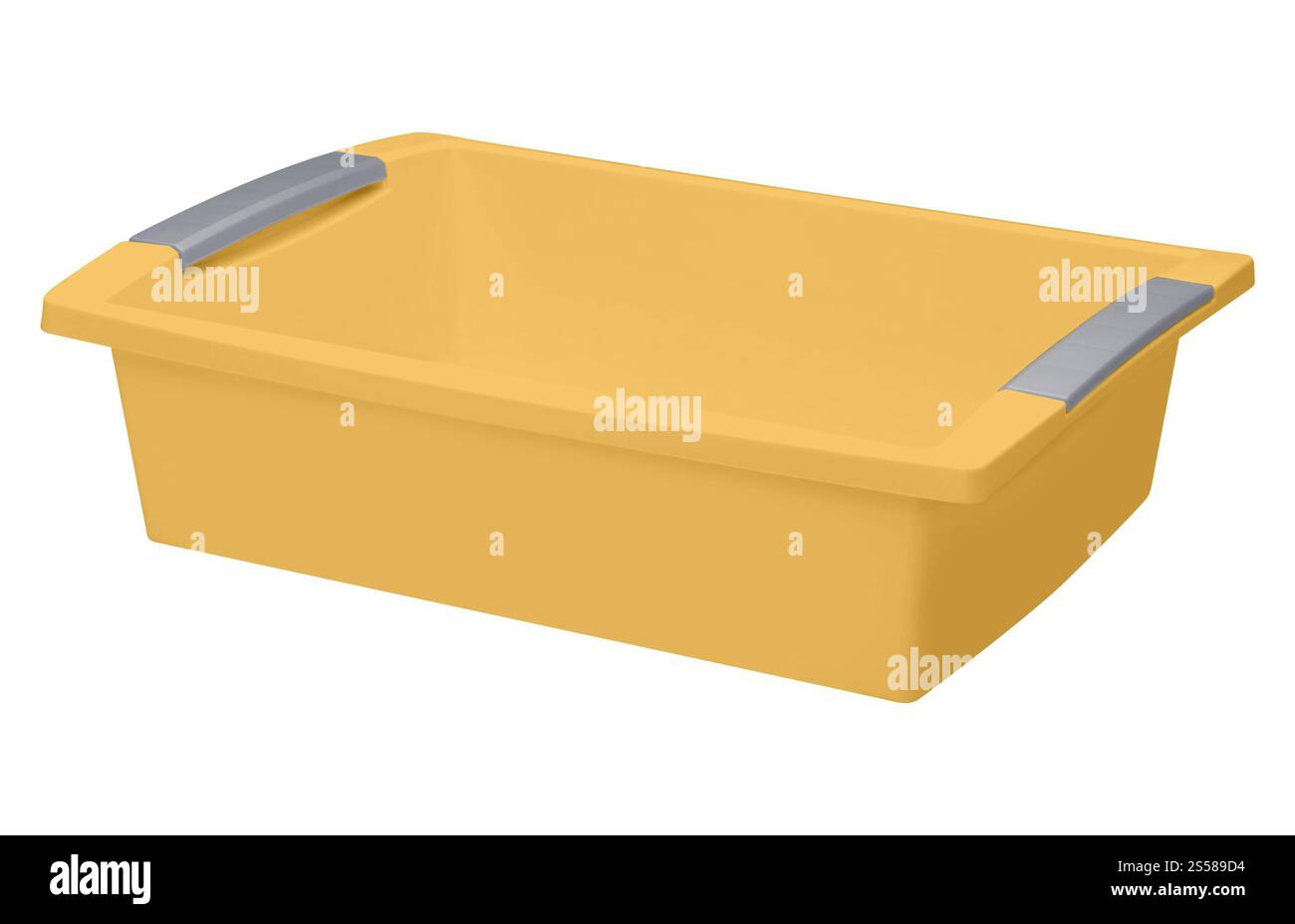 Plastic basin isolated Stock Photo