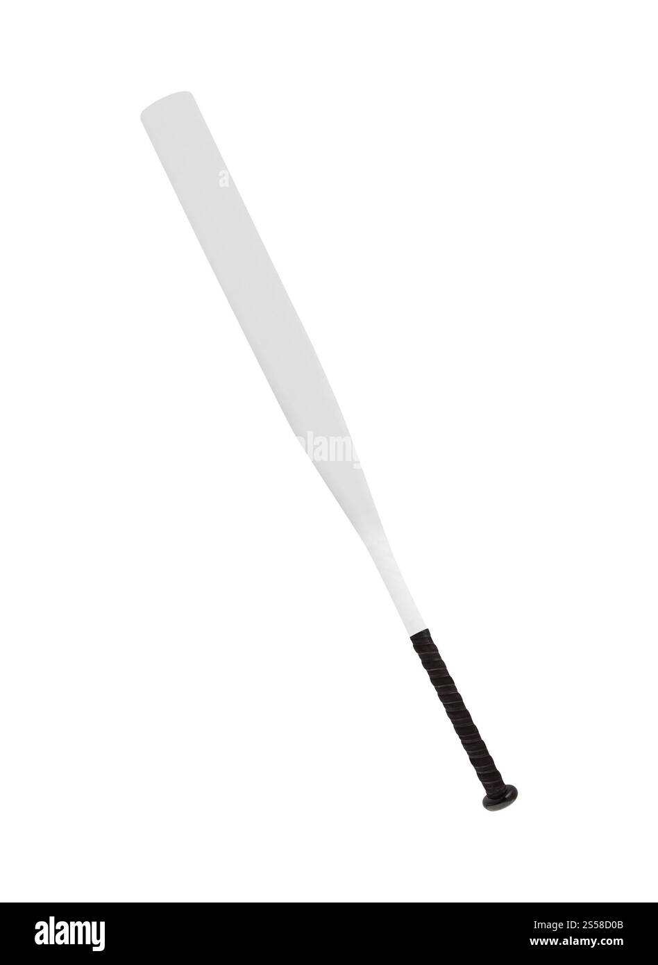 Baseball bat isolated on white Stock Photo - Alamy