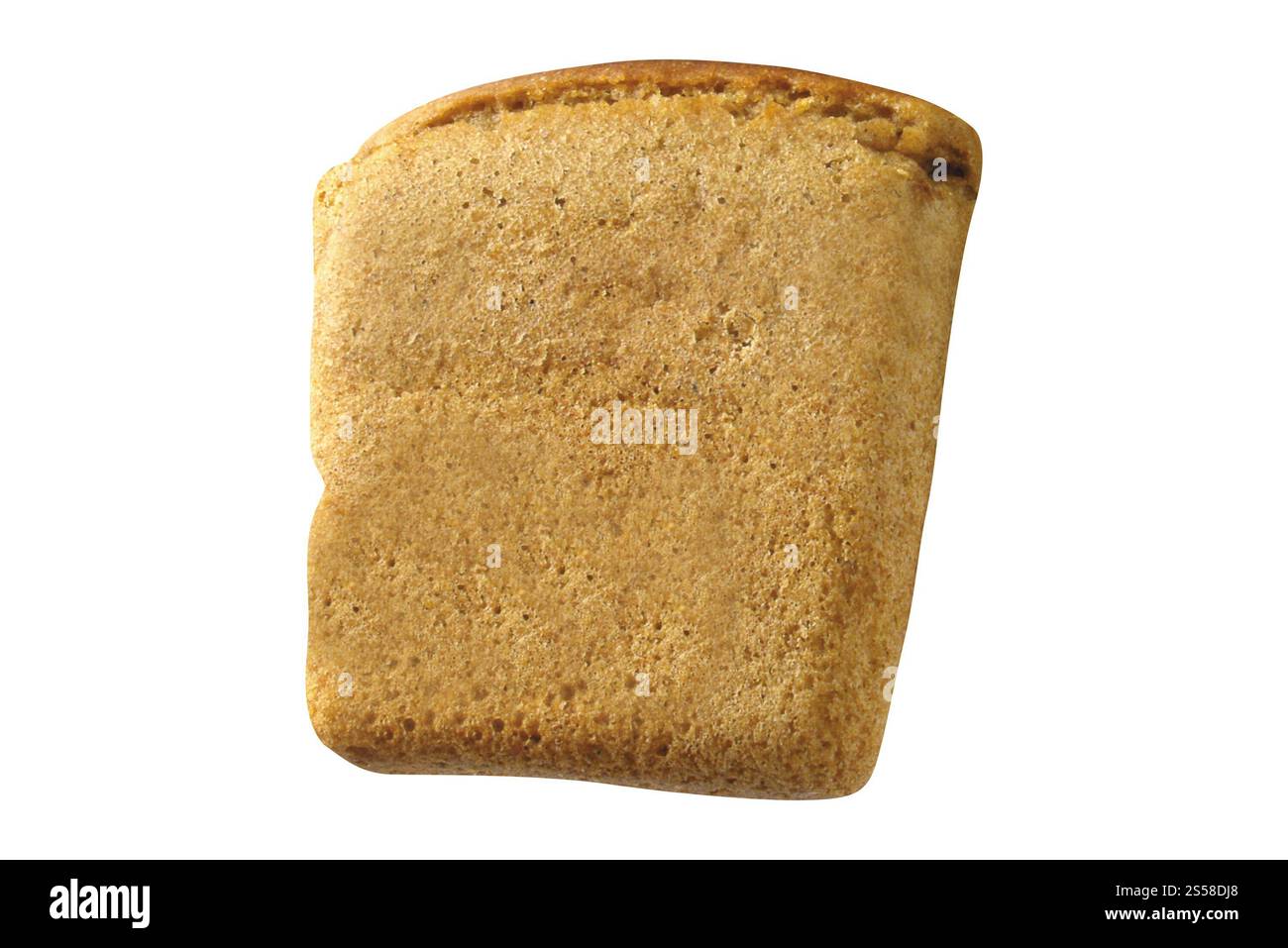 Bread slice isolated on white background Stock Photo - Alamy