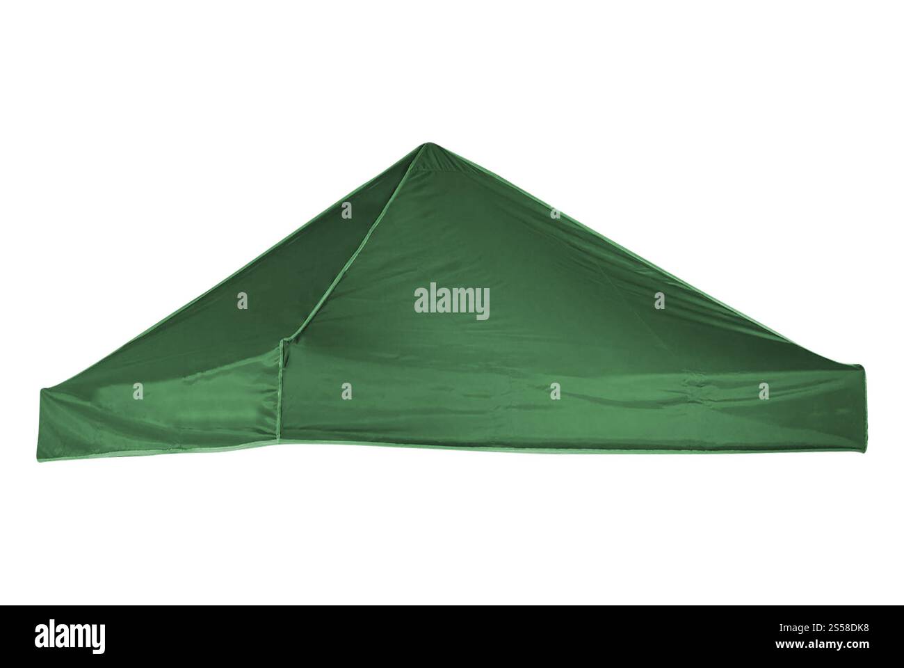 green tourist tent isolated on white Stock Photo - Alamy