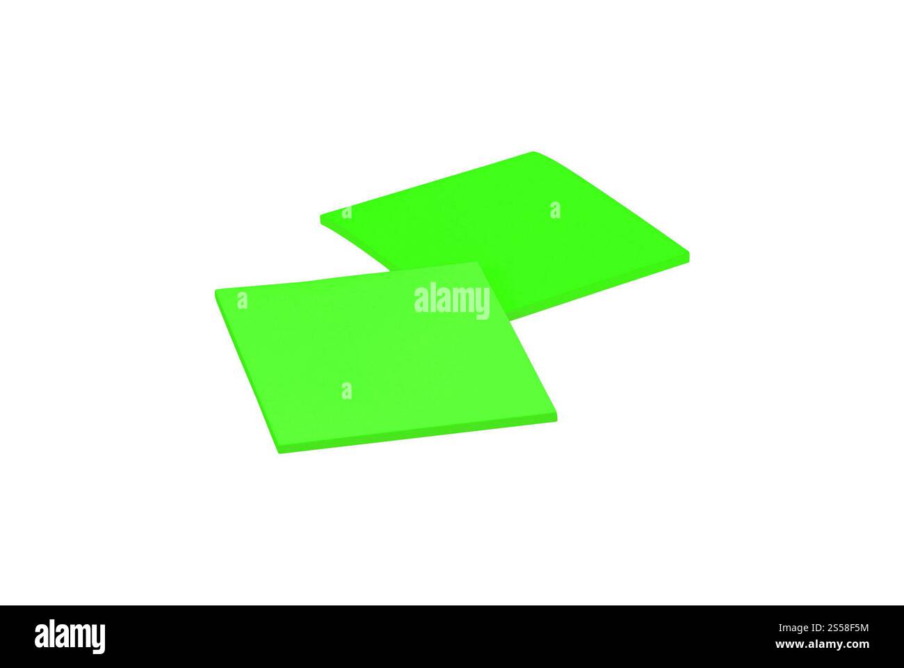 sticky post notes isolated Stock Photo