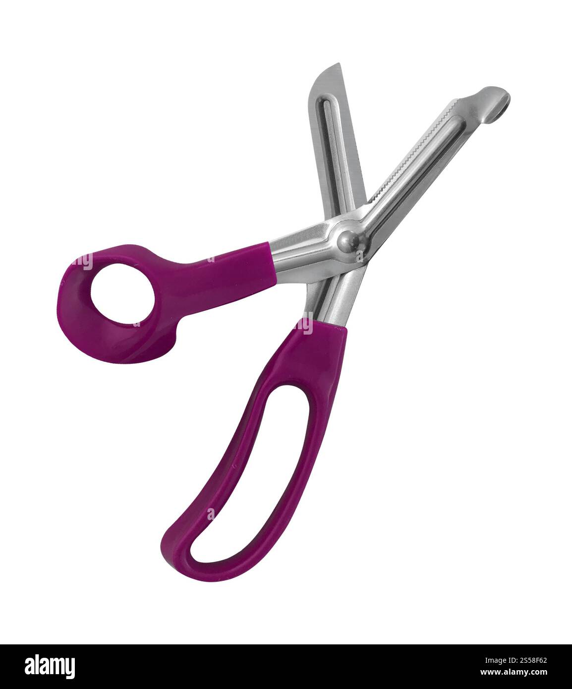 scissors isolated on a white Stock Photo - Alamy