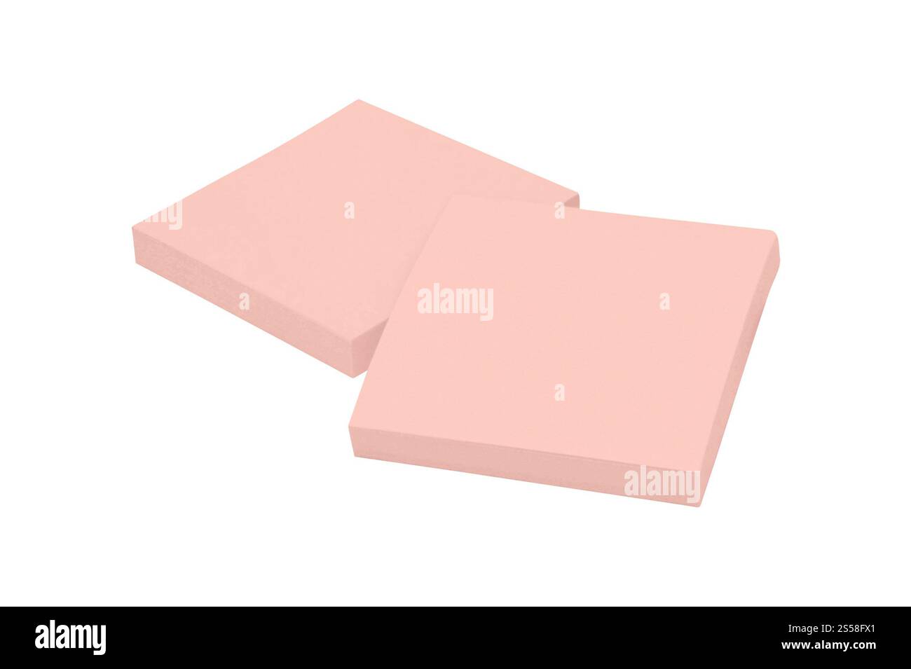 Pink sticky note on Cut Out Stock Images & Pictures - Alamy