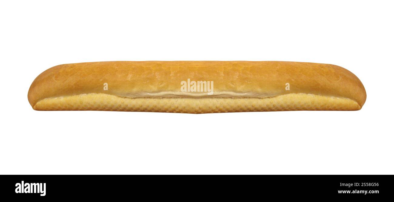 french baguette isolated on white background Stock Photo - Alamy