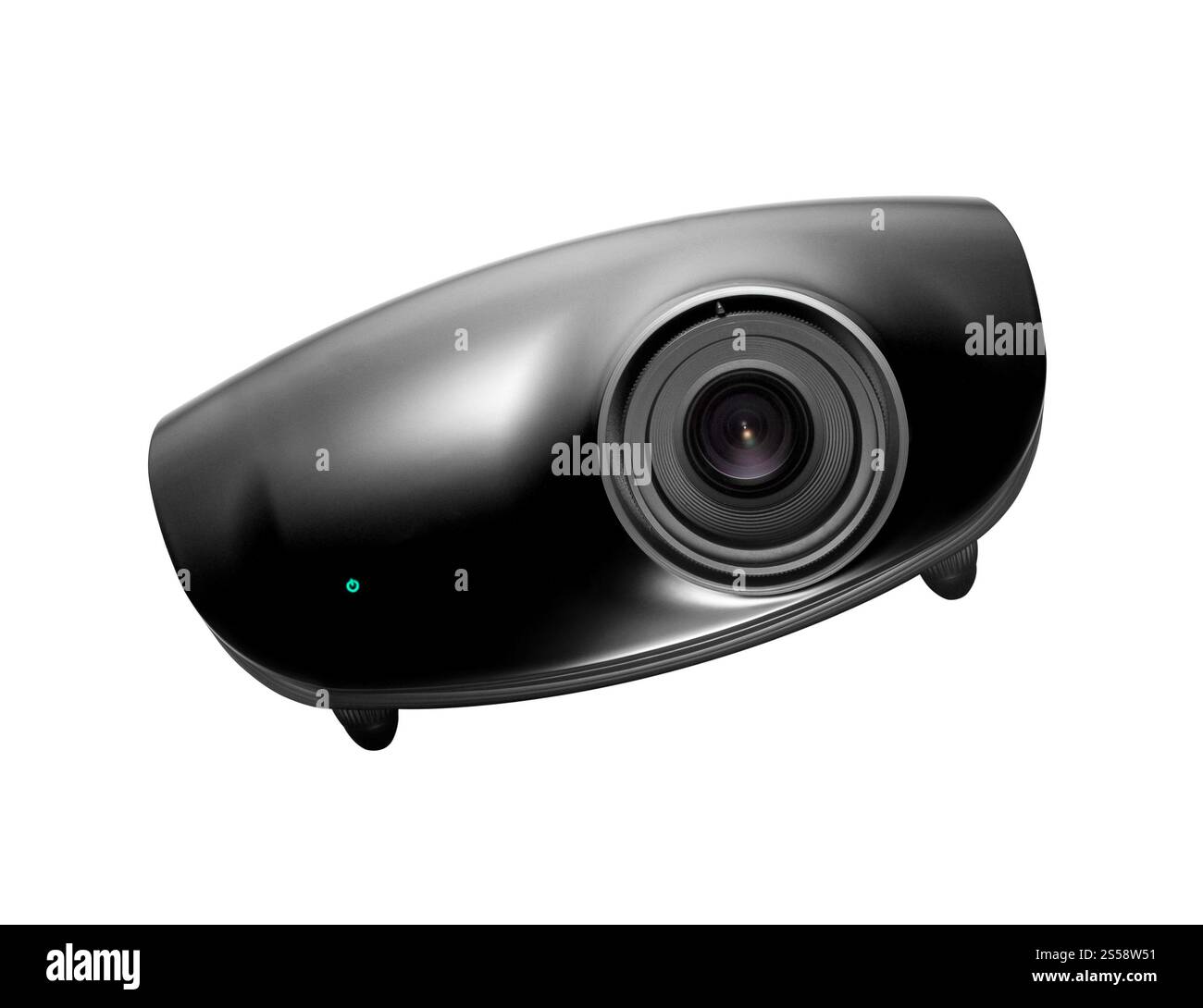 multimedia projector isolated on white background Stock Photo - Alamy