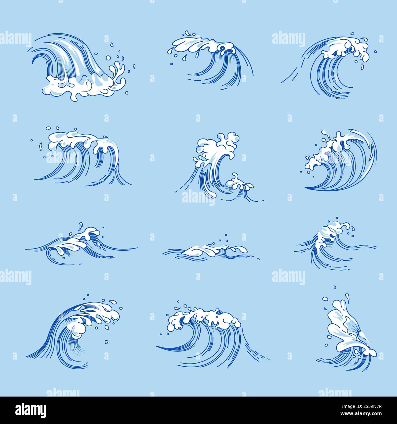 Water sketch hi-res stock photography and images - Alamy