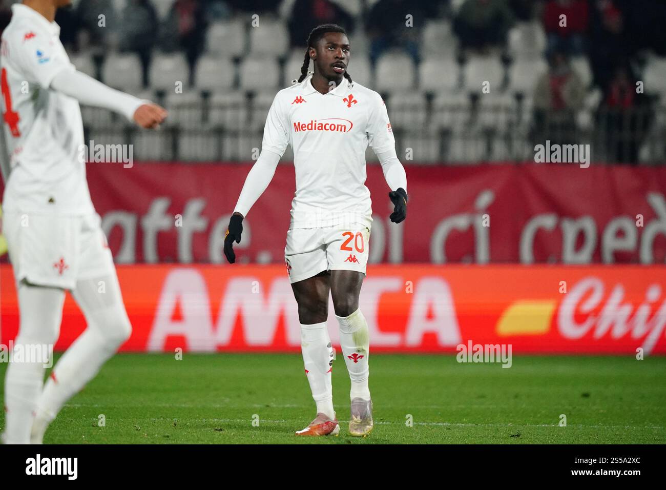 Moise Kean (ACF Fiorentina) during AC Monza vs ACF Fiorentina, Italian