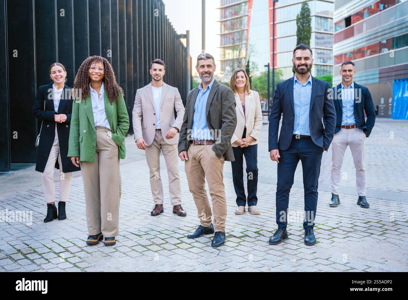 Group people standing together hi-res stock photography and images - Alamy