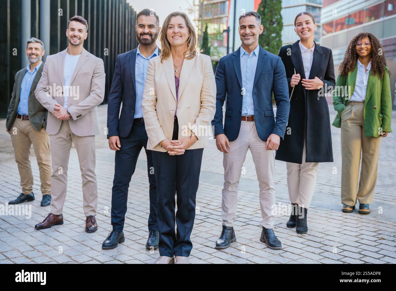 Group people standing together hi-res stock photography and images - Alamy