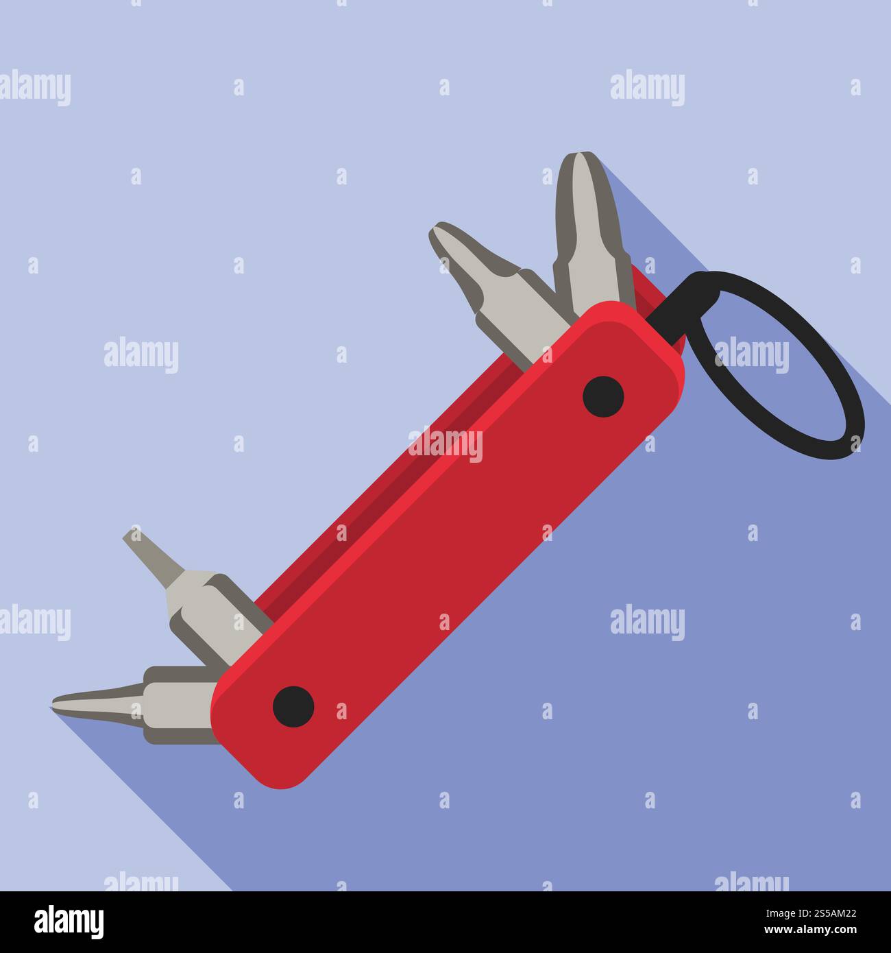Multitool key icon. Flat illustration of multitool key vector icon for web design. Multitool key icon, flat style Stock Vector