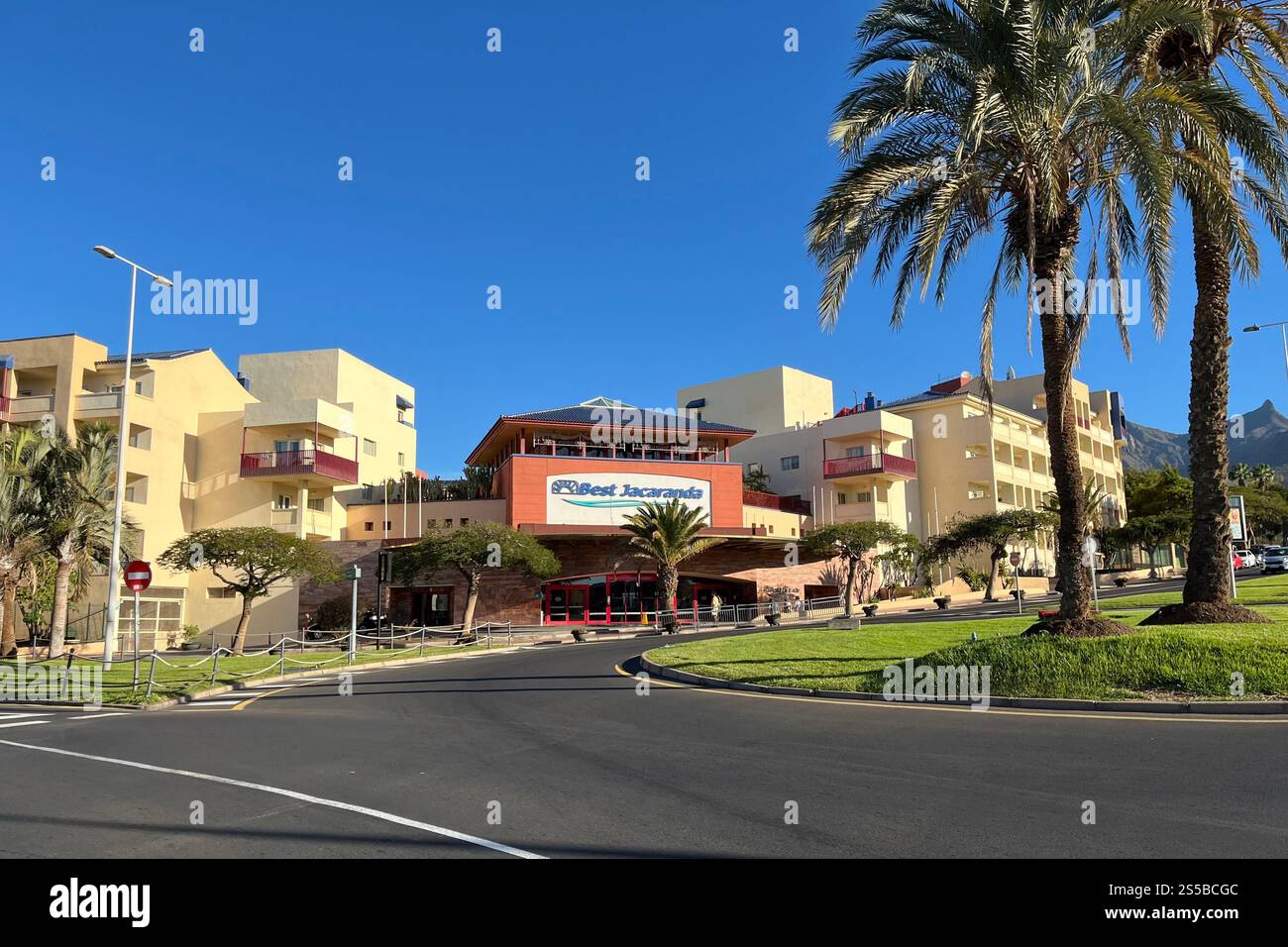 Hotel Best Jacaranda in Costa Adeje. Tenerife, Canary Islands, Spain. 11th January 2025. - Smartphone Captured Stock Image