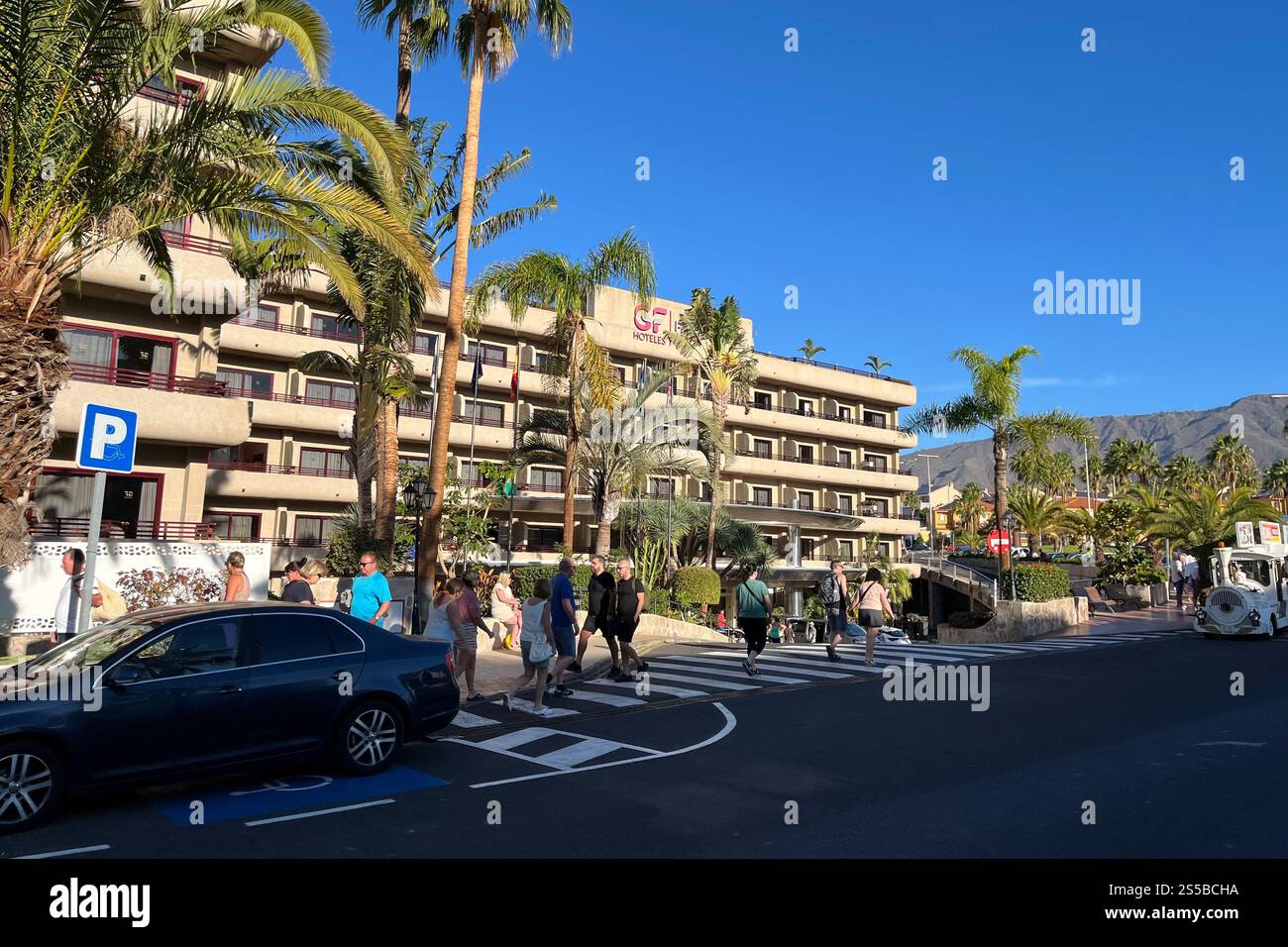 The GF Fanabe Four Star Hotel in Costa Adeje. Tenerife, Canary Islands, Spain. 11th January 2025. - Smartphone Captured Stock Image
