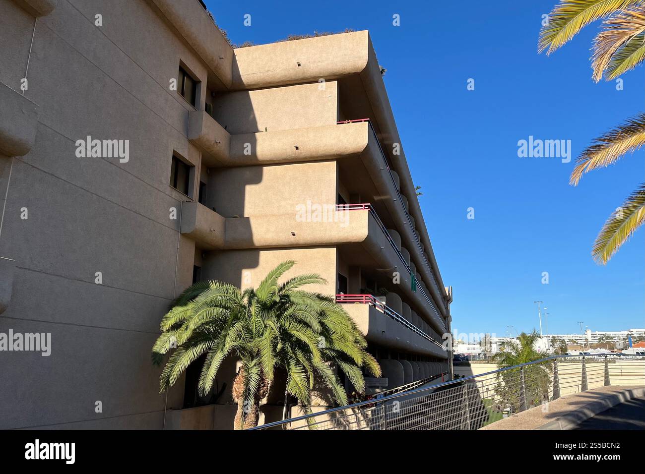 The GF Fanabe Four Star Hotel in Costa Adeje. Tenerife, Canary Islands, Spain. 11th January 2025. - Smartphone Captured Stock Image