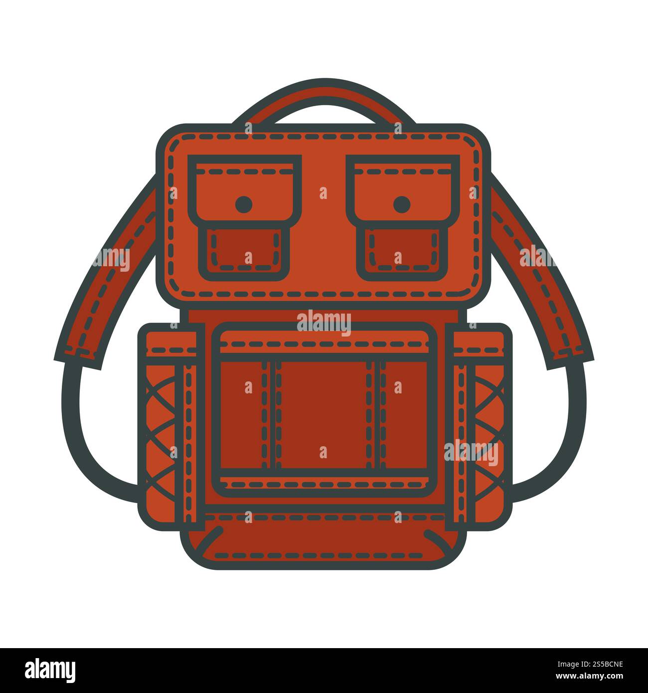 Knapsack design hi-res stock photography and images - Alamy