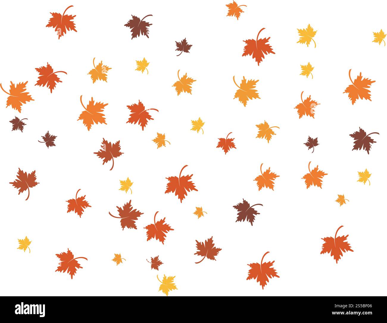 autumn Leaf background concept template vector illustration Stock ...