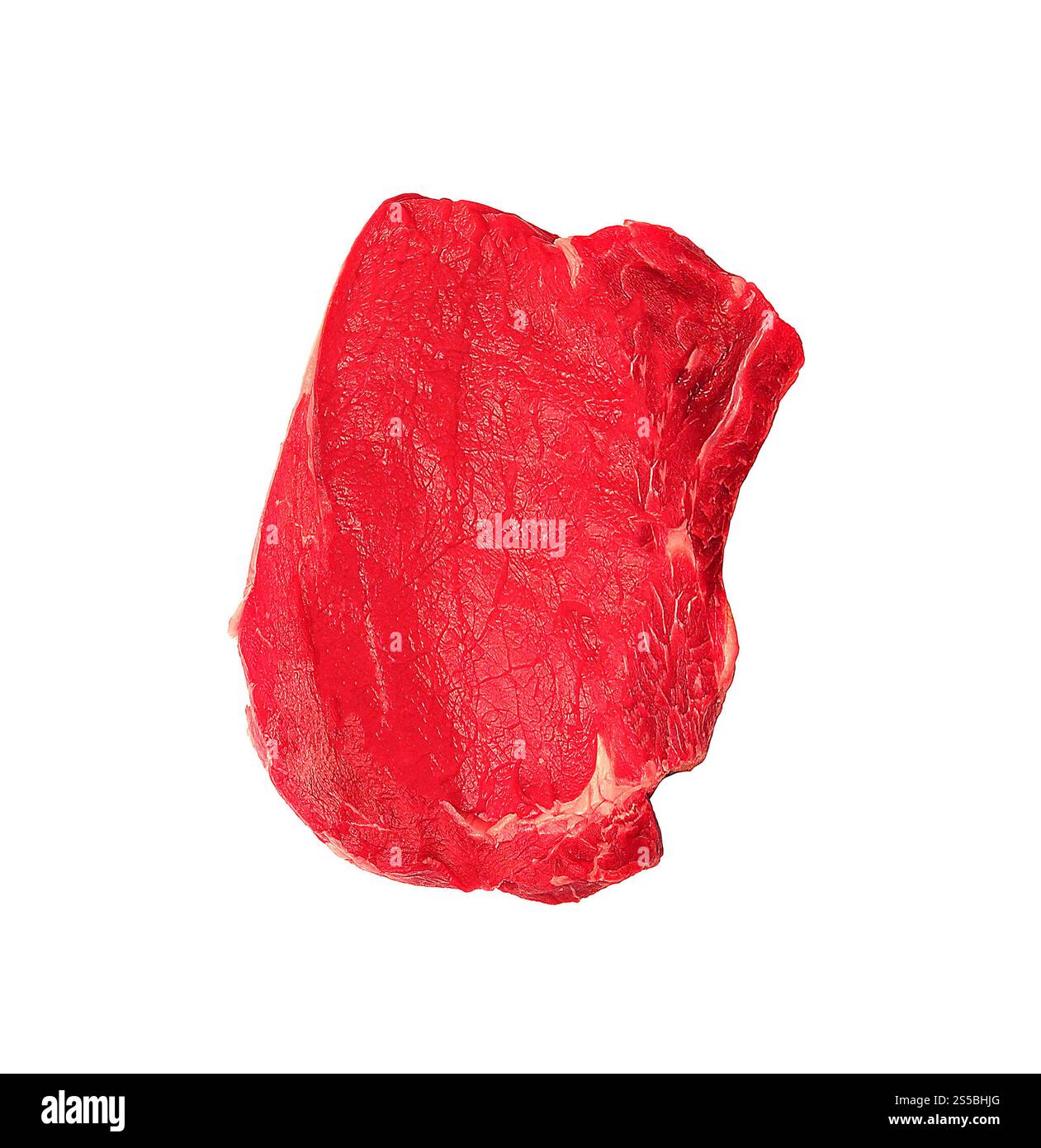 Raw meat isolated on white Background Stock Photo - Alamy