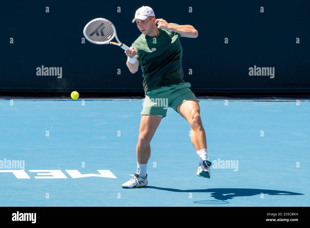 Melbourne Australia 14th Jan 2025 MELBOURNE AUSTRALIA JANUARY 14 Melbourne Australia 14th Jan 2025 Melbourne Australia January 14 Tallon Griekspoor Of The Netherlands In Action During Day 3 Of The Australian Open At Melbourne Park On January 14 2025 In Melbourne Australia Photo By Andy Cheungbsr Agency Credit Bsr Agencyalamy Live News 2S5CBKH