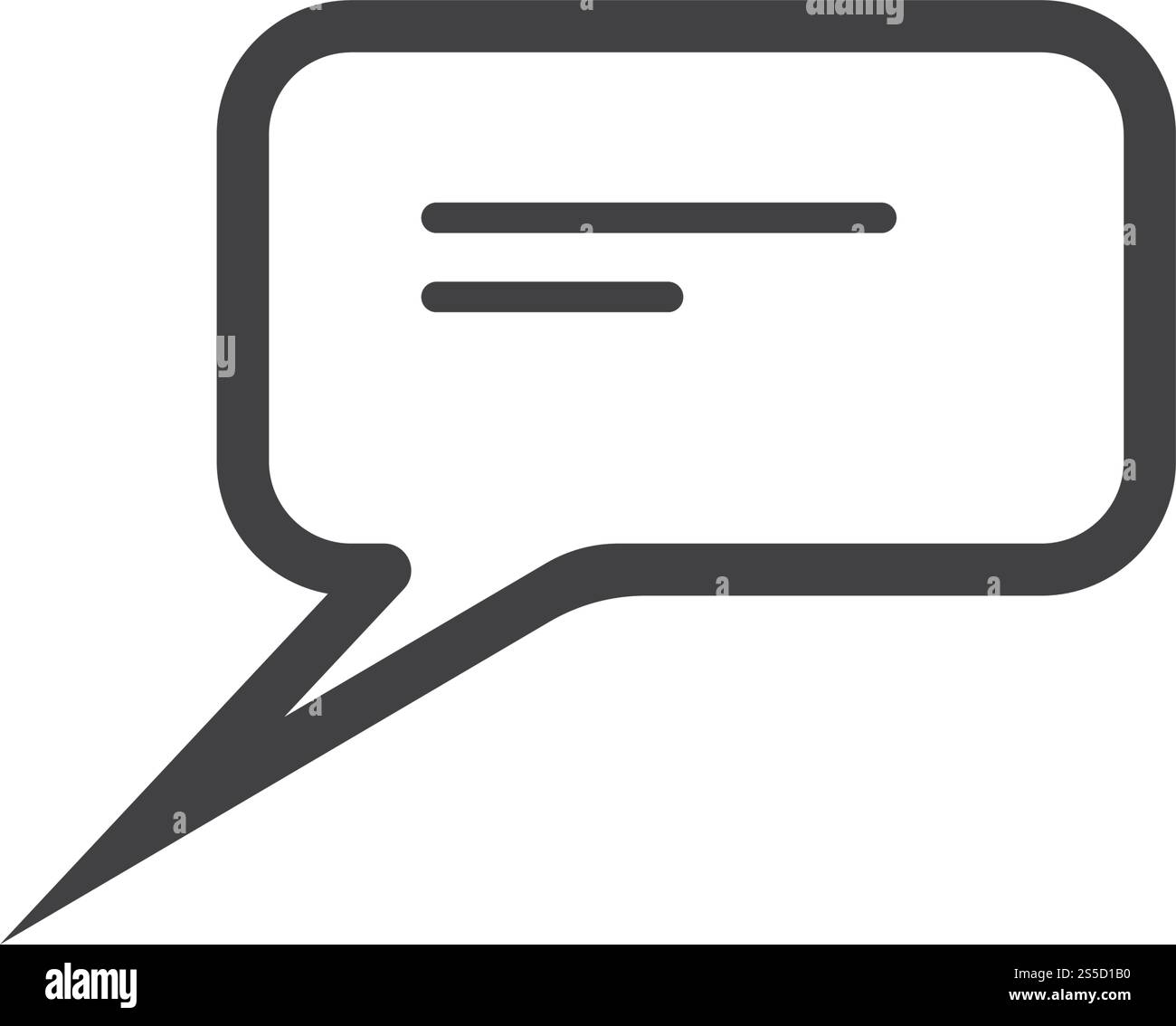 Speech bubble icon Logo template vector illustration Stock Vector Image ...