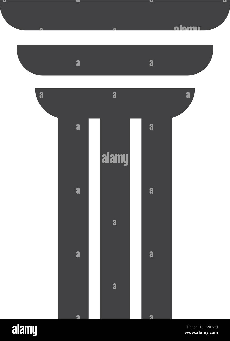 column Logo vector Template Stock Vector Image & Art - Alamy