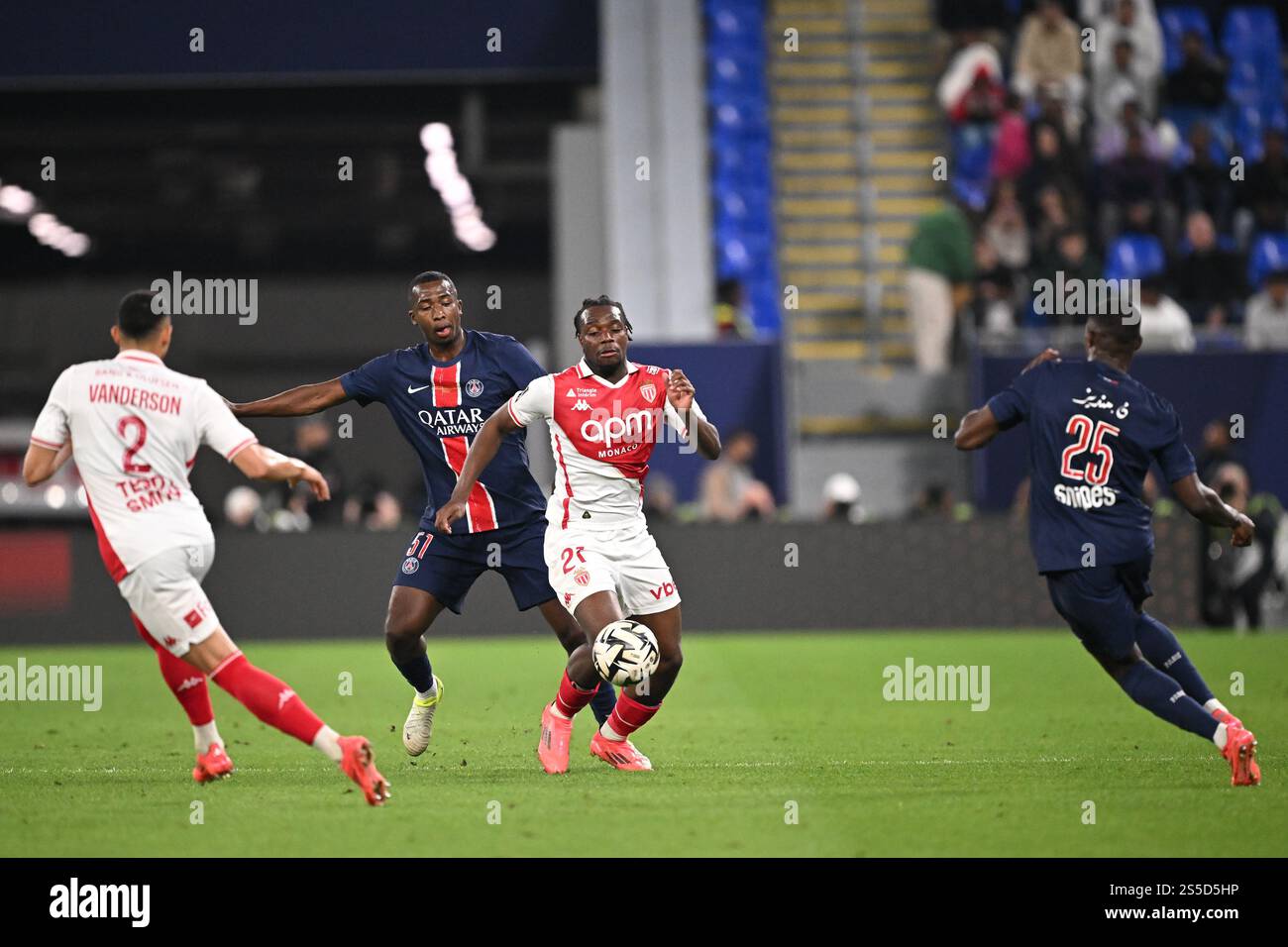 21 George ILENIKHENA (asm) - 51 Willian PACHO (psg) during the Trophee ...