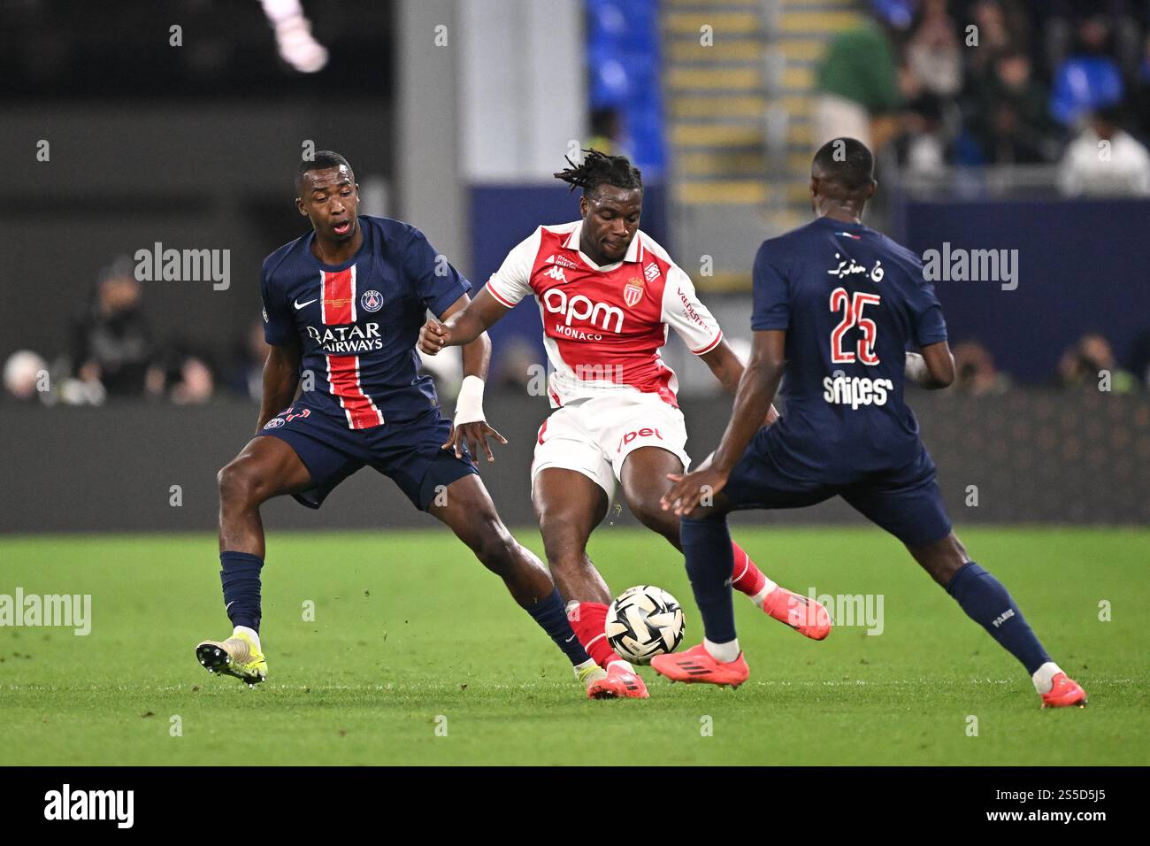 21 George ILENIKHENA (asm) - 51 Willian PACHO (psg) during the Trophee ...