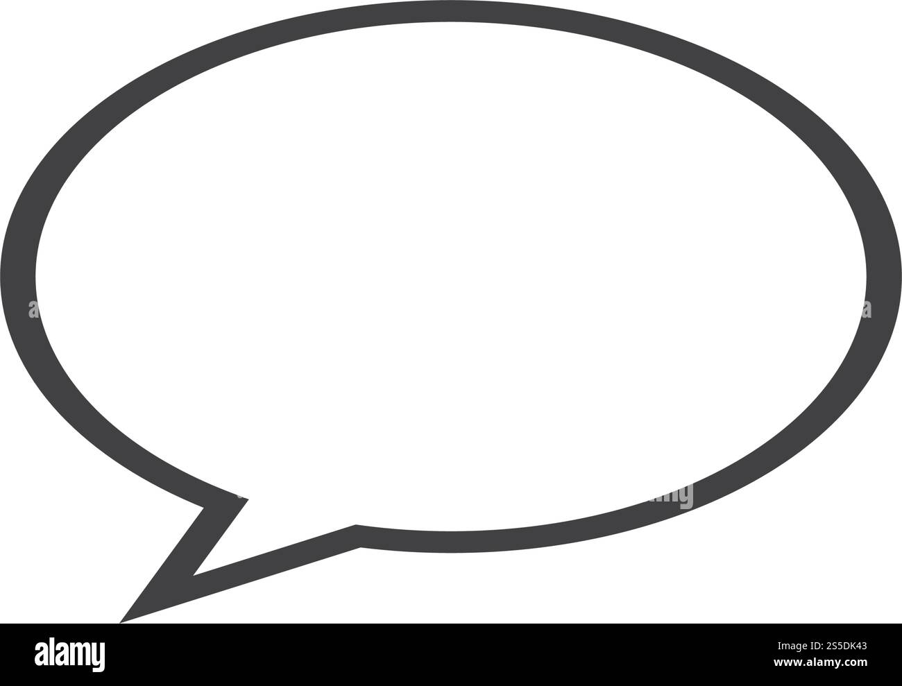 Speech bubble icon Logo template vector illustration Stock Vector Image ...