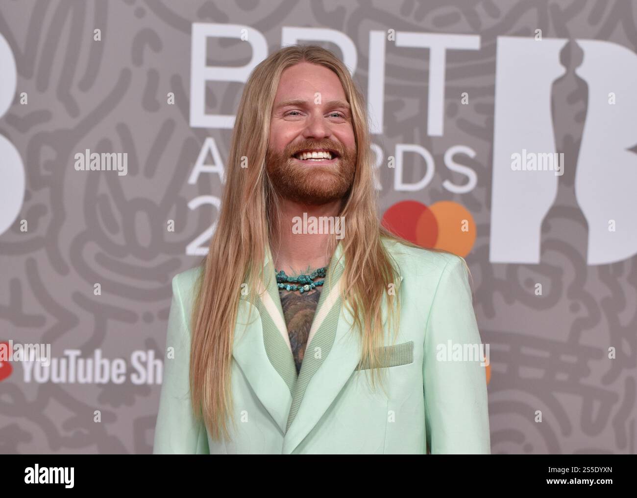 Sam Ryder O2 Postre ***EDITORIAL USE ONLY*** Sam Ryder attends The BRIT Awards 2023 at The ...