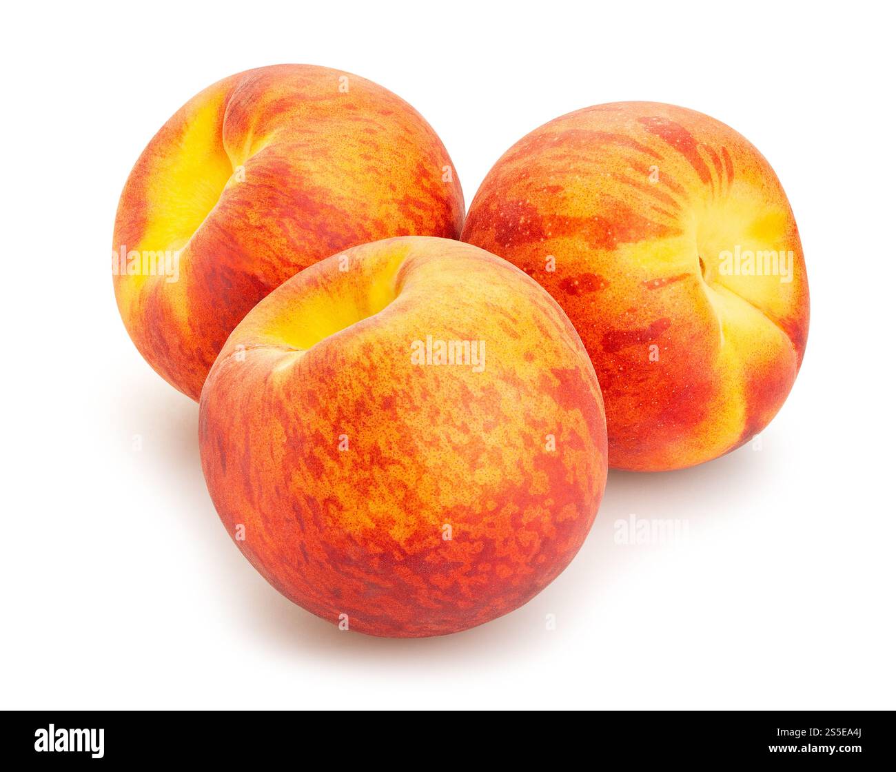 peach path isolated on white Stock Photo