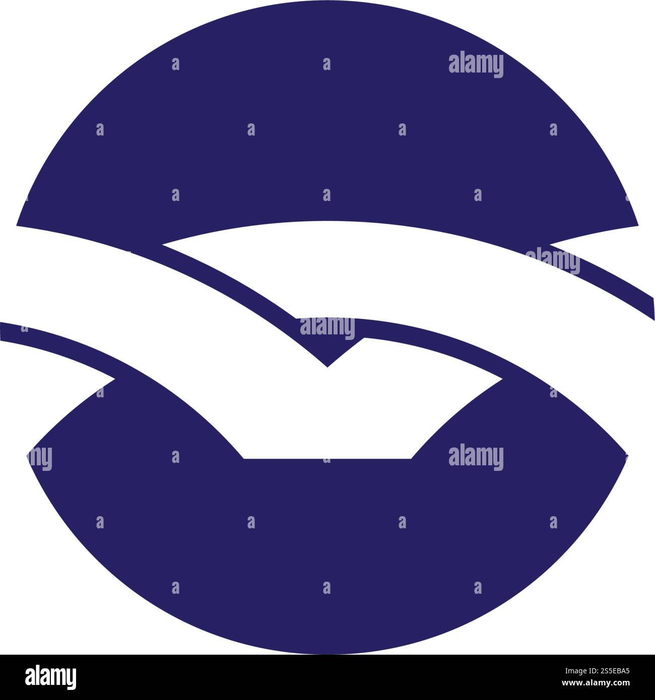 Bridge ilustration logo vector template Stock Vector